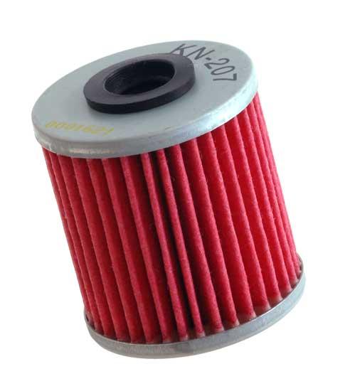 K&N olejový filtr BETA EVO 300 4T, 250 4T 09-12, KAWASAKI KX 250 F 04-15, SUZUKI FL 125 SDW (ADDRESS) 07-10, RM-X 450 Z 10-12, RM-Z 450, 250 04-15 (HF207M, 520100001, 1651035G00, K520100001)