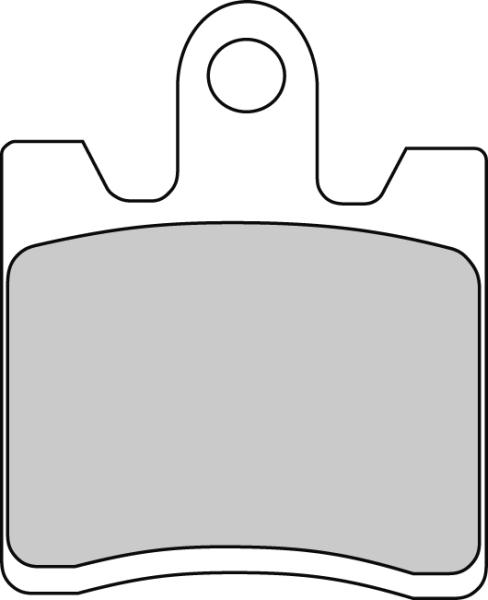 FERODO sada brzdových destiček, kotoučová brzda SUZUKI AN 400 (BURGMAN), S (BURGMAN) 99-05, YAMAHA FJR 1300 A (ABS) 06-12 (07.037, 2P265NS, FDB2085AG, MCB706SR, MTFD222G1054, 59300 14870, 59300 14880, 3P6 W0045 00)