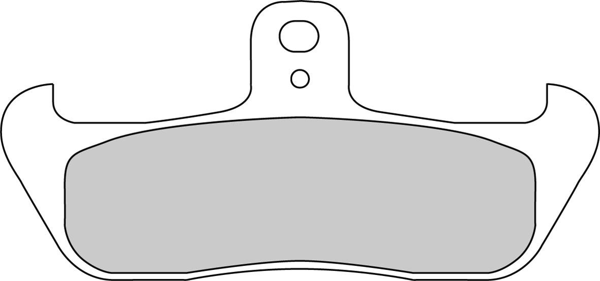 FERODO sada brzdových destiček, kotoučová brzda MOTO MORINI COGUARO 350 90, DART 350 88, EXCALIBUR 350 RLX, 501 89-90, NEW 350, 501 89 (07BB0907, MCB579RQ, MCB579SI, MT07BB0907)