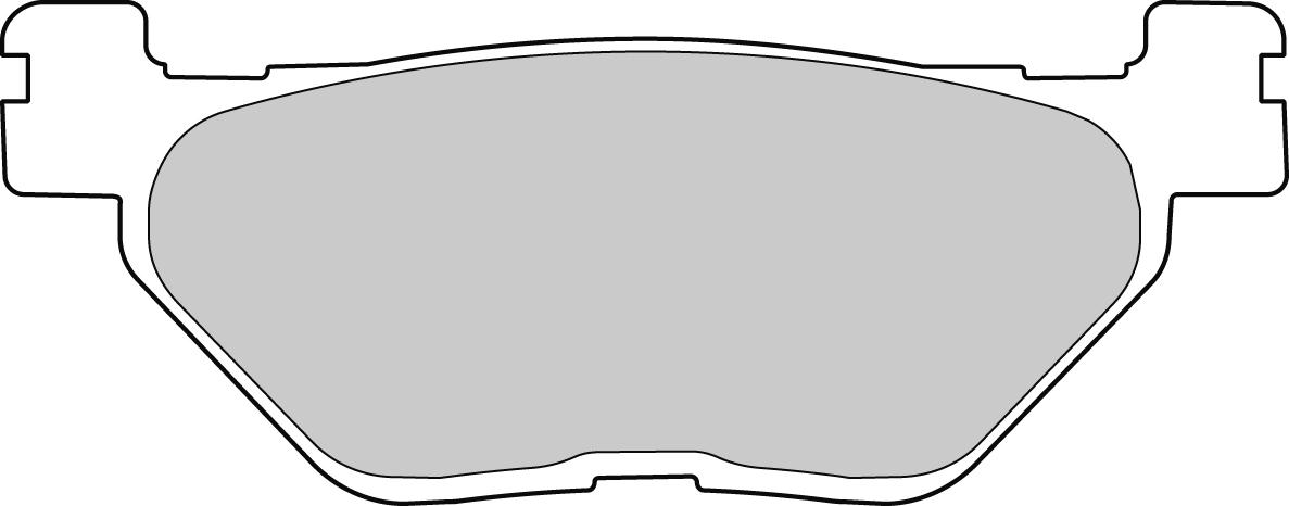FERODO sada brzdových destiček, kotoučová brzda YAMAHA FJR 1300 01-02, XP 500 (TMAX), 530 (TMAX) 01-15 (B002TMGVF0, FDB2126, 07052, MT07052)