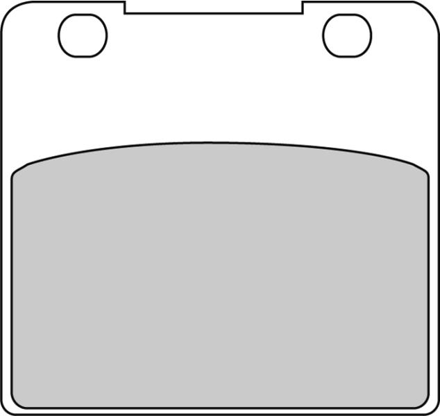 FERODO sada brzdových destiček, kotoučová brzda SUZUKI GSX 1100 EF 84-85, GSX-R 1100, 750 85-88, RG 500 (GAMMA) 86, VS 800GL (INTRUDER), 1400GLP (INTRUDER), 750GLF (INTRUDER), 750GLP (INTRUDER), 600GL (INTRUDER) 86-99 (B004HO9GKA, FDB389, 2P234NS, 2P234SS