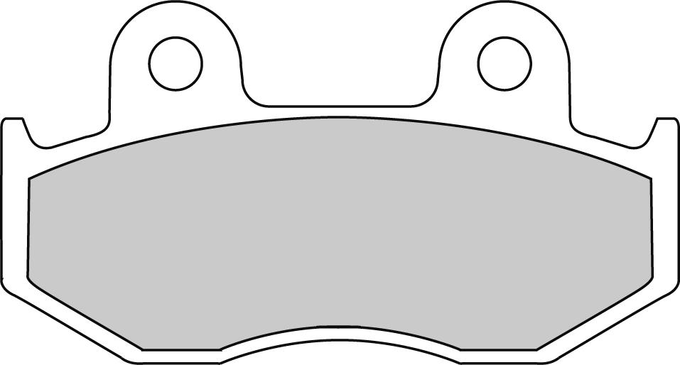 FERODO sada brzdových destiček, kotoučová brzda HONDA CN 250 (HELIX) 91-99, MTX 200 RW 85-88, NES 125 01-02, XL 600R, 350R 83-86, XR 500R, 600R 83-87 (FDB382, 2P223GS, 2P223SS, FDB382SG, PAD230082)