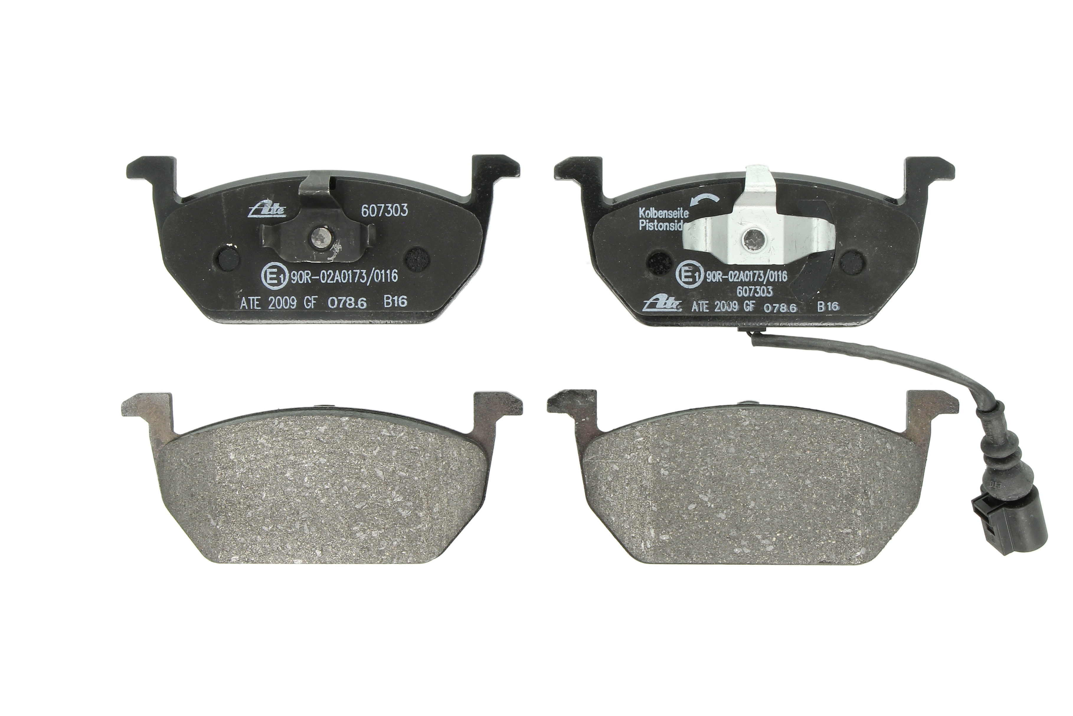 Комплект гальмівних колодок передн , AUDI A3, SEAT LEON, LEON SC, LEON ST, SKODA OCTAVIA III, SCALA, VW GOLF ALLTRACK VII, GOLF SPORTSVAN VII, GOLF VII 1.0-2.0D 04.12-