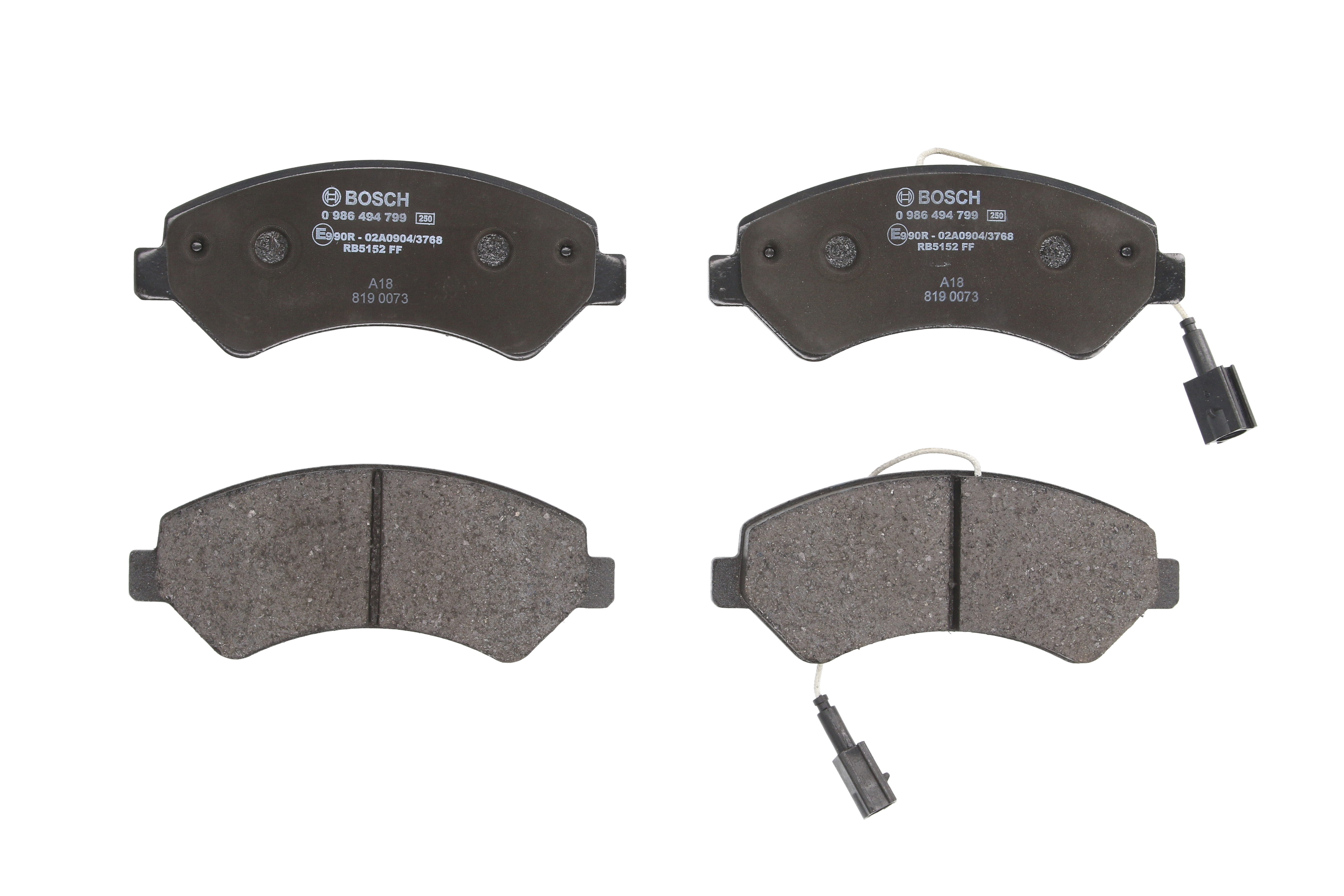 Колодки тормозные (передние) Citroen Jumper/Fiat Ducato/Peugeot Boxer 2.0-3.0HDi 06- R16(с датчиком) фото 11