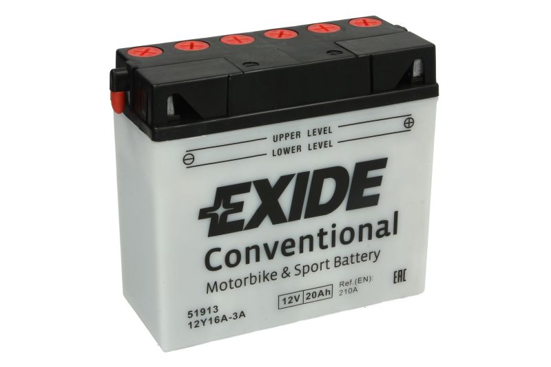 EXIDE startovací baterie  (12Y16A-3A, 12Y16A-3A, 4997, 61 21 2 346 800, 12Y16A-3A, 51814, 12Y16A-3A, 61212346800)