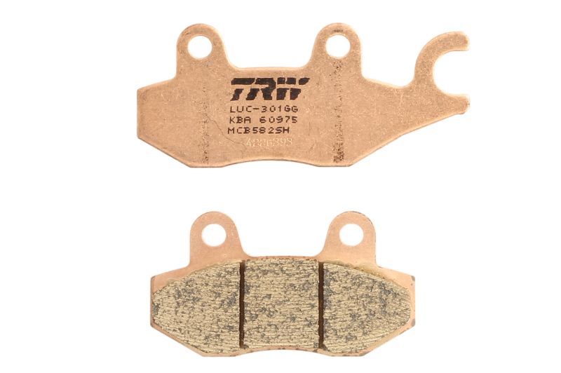 TRW MOTO sada brzdových destiček, kotoučová brzda ATK 250 250 LC, AC 94-95, 260 260 LC 95, 406 406 94-95, CROSS 605 COUNTRY, 350 COUNTRY 94-95, ENDURO 350 SOHC, 605 AC, 350, 605 SOHC 94-95, BENELLI CAFFENERO 250 (LEFT) 06, CAN-AM COMMANDER 800R SSV, 800R 