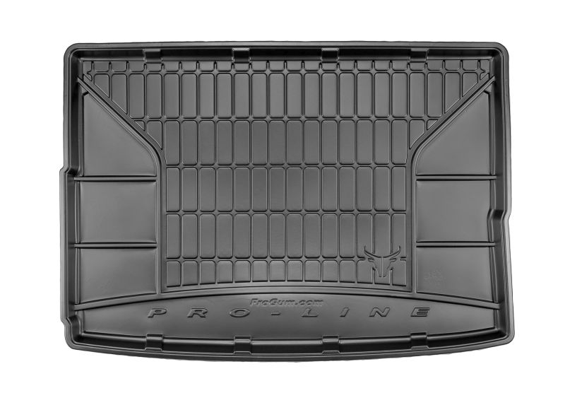 Set Covorase Auto Si Tavita Portbagaj OPEL ASTRA K (B16) din 2015-2022, Cauciuc, Protectie Porbagaj, 4x Stickere auto cu OPEL