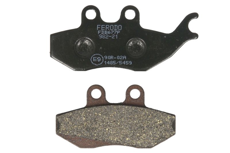 Levně FERODO sada brzdových destiček, kotoučová brzda AJP PR3 125 (SUPRMOTARD), 200 (ENDURO), 125 (ENDURO), 200 (SUPERMOTARD) 08, APRILIA CLASSIC 50 92-98,