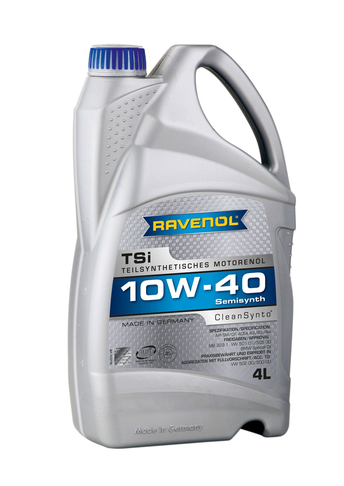 Моторна олива Cleansynto (1L) 10W40 ,API CF, SN+, SP, ACEA A3, B4, BMW SPECIAL OIL, MB 229.1, MB 229.3, VW 500.00, VW 501.00, VW 501.01, VW 505.00