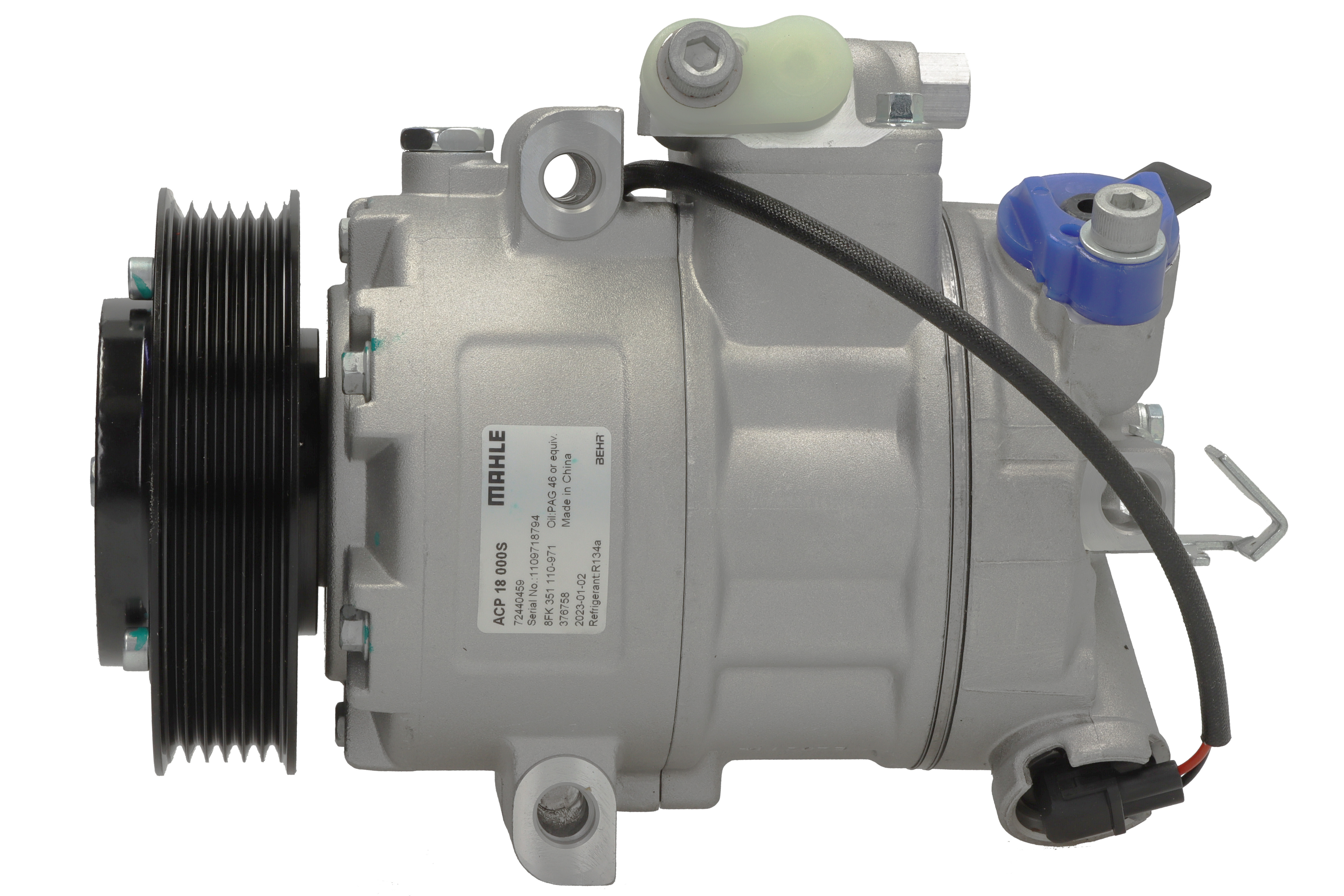 Компресор кондиціонера VW POLO IV ЛІФТБЕК (9A4, 9A2, 9N2, 9A6) 1.4 2002.09 - MAHLE (ACP 18 000S) Mahle фото 3