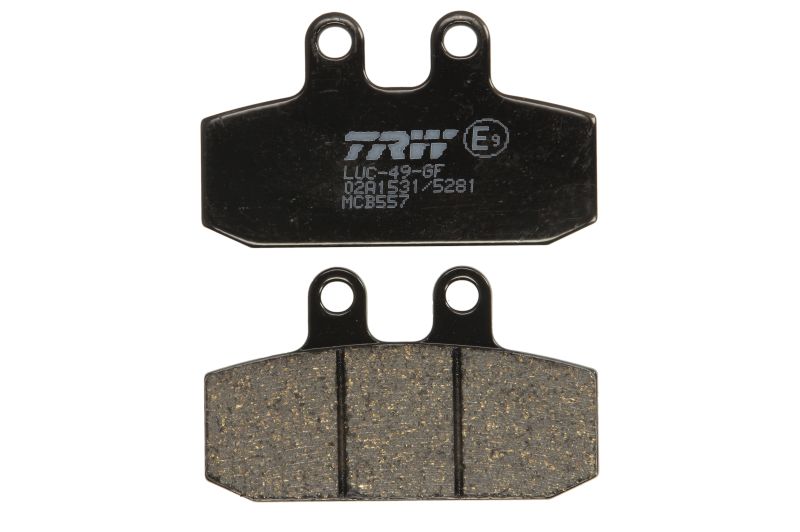 TRW MOTO sada brzdových destiček, kotoučová brzda APRILIA ATLANTIC 500 01-04, ETX 600, 350 86-87, LEONARDO 300, 250 99-04, RX 125 86, RED 125 89, SCARABEO 125, 125 (ROTAX ENG.), 125 GT, 125(LIGHT), 500, 125 GT (ROTAX ENG.), 150GT, 150, 200GT, 200 (EURO3),