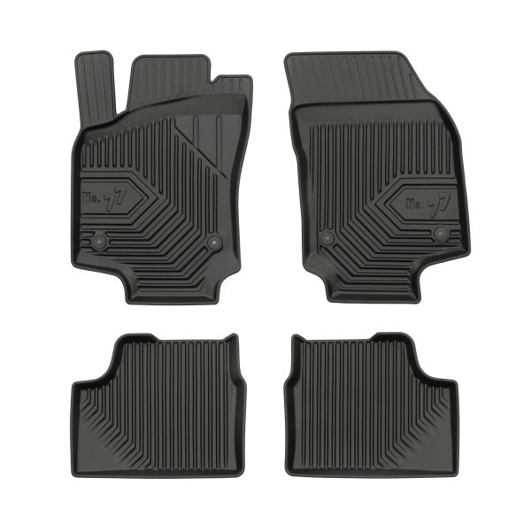 Set Covorase Auto Si Tavita Portbagaj OPEL ASTRA H (A04) din 2004-2014, Cauciuc, Protectie Porbagaj, 4x Stickere auto cu OPEL