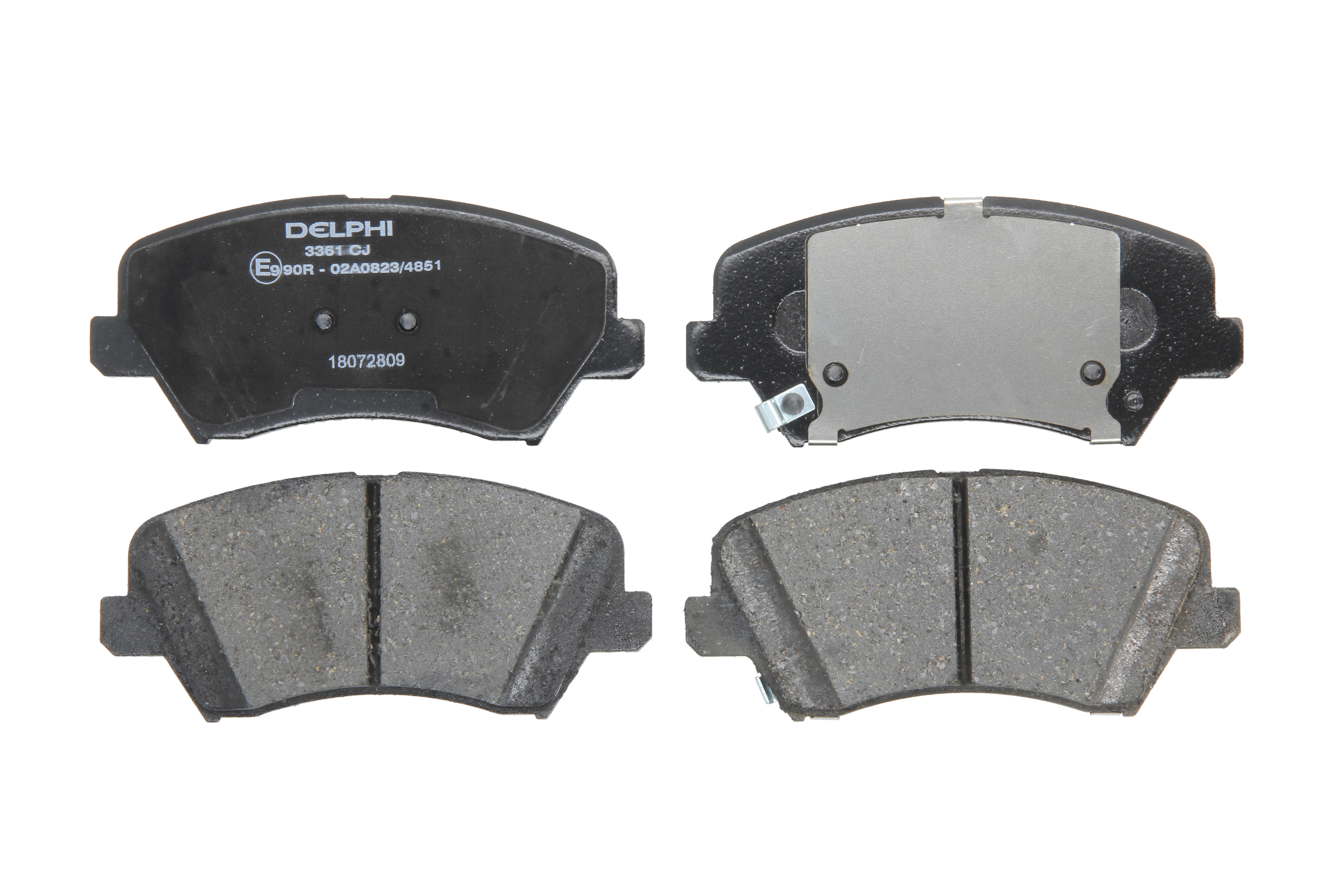 Комплект гальмівних колодок передн , HYUNDAI I30, KIA CEE'D, CEED, CERATO IV, PRO CEE'D 1.0-1.6D 05.13-