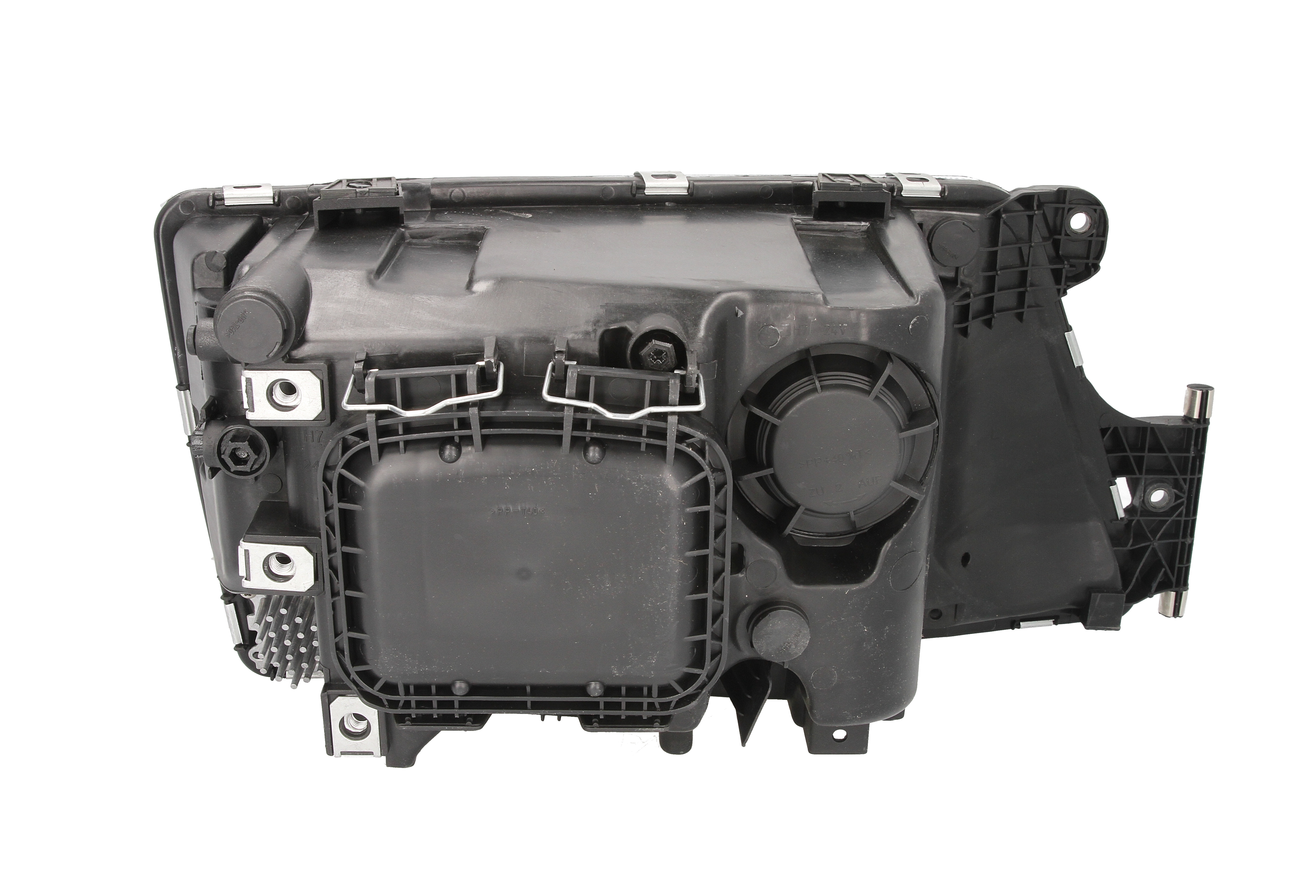 Фара лів (H7/LED/PY21W, електричн, з мотором, колір відбивача: хром) MAN TGS I, TGX I 06.06-09.21 фото 2