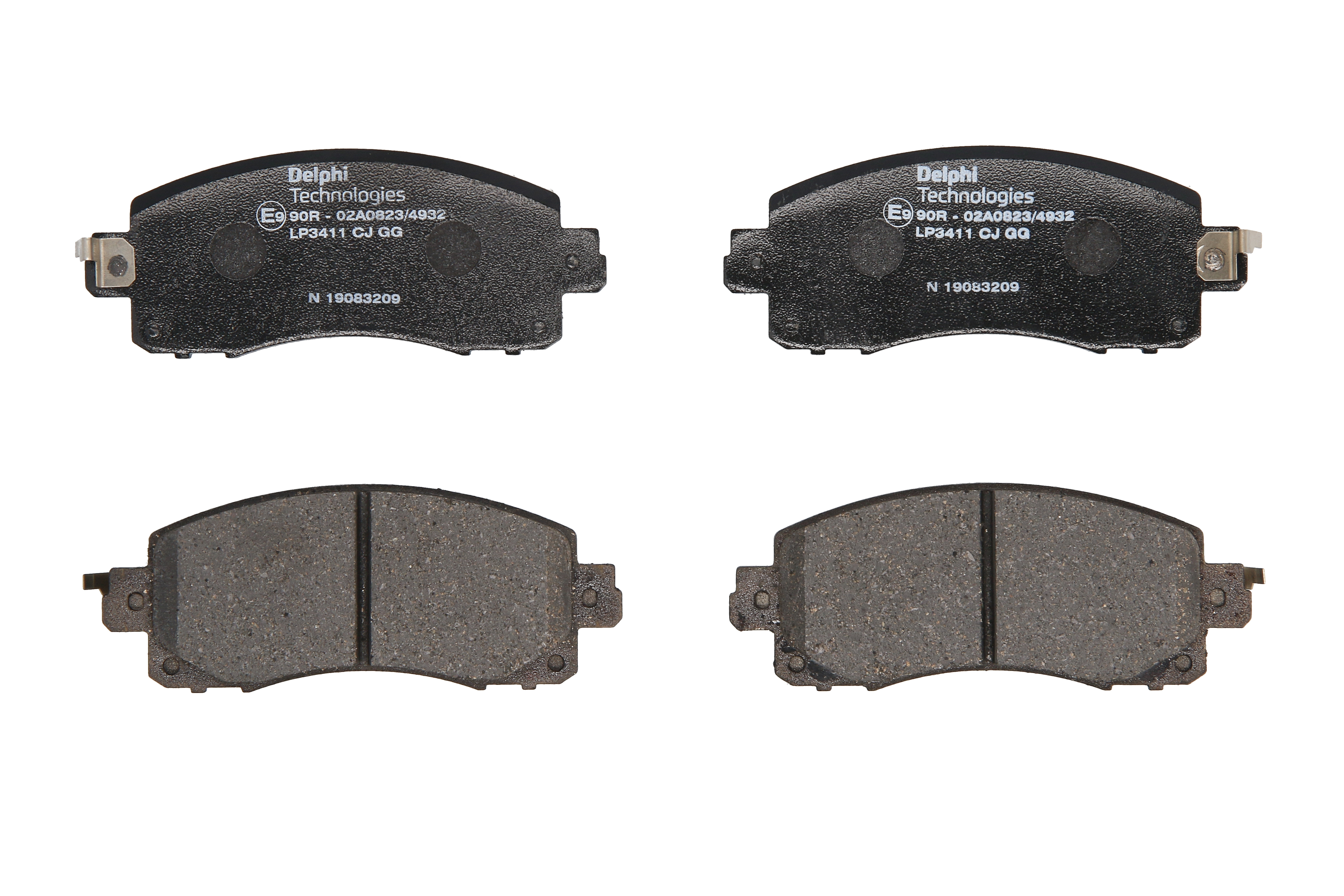 Комплект гальмівних колодок передн , SUBARU CROSSTREK, FORESTER, IMPREZA, OUTBACK, XV 1.6-2.5 10.16-