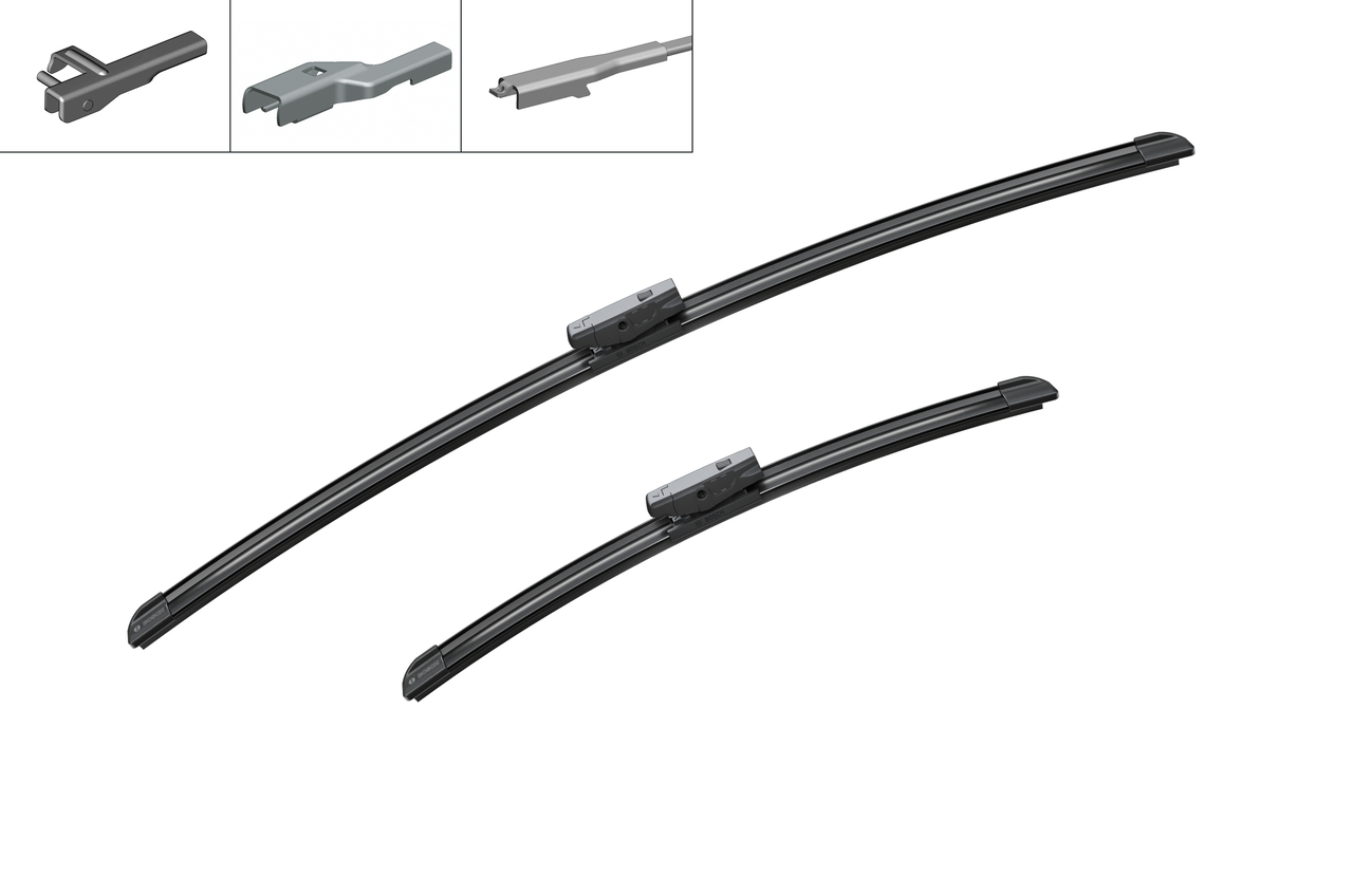 Set stergatoare auto OPEL CORSA E Hatchback Van (X15) din 2014-2015, Bosch Aerotwin Multi, din cauciuc siliconat rezistent