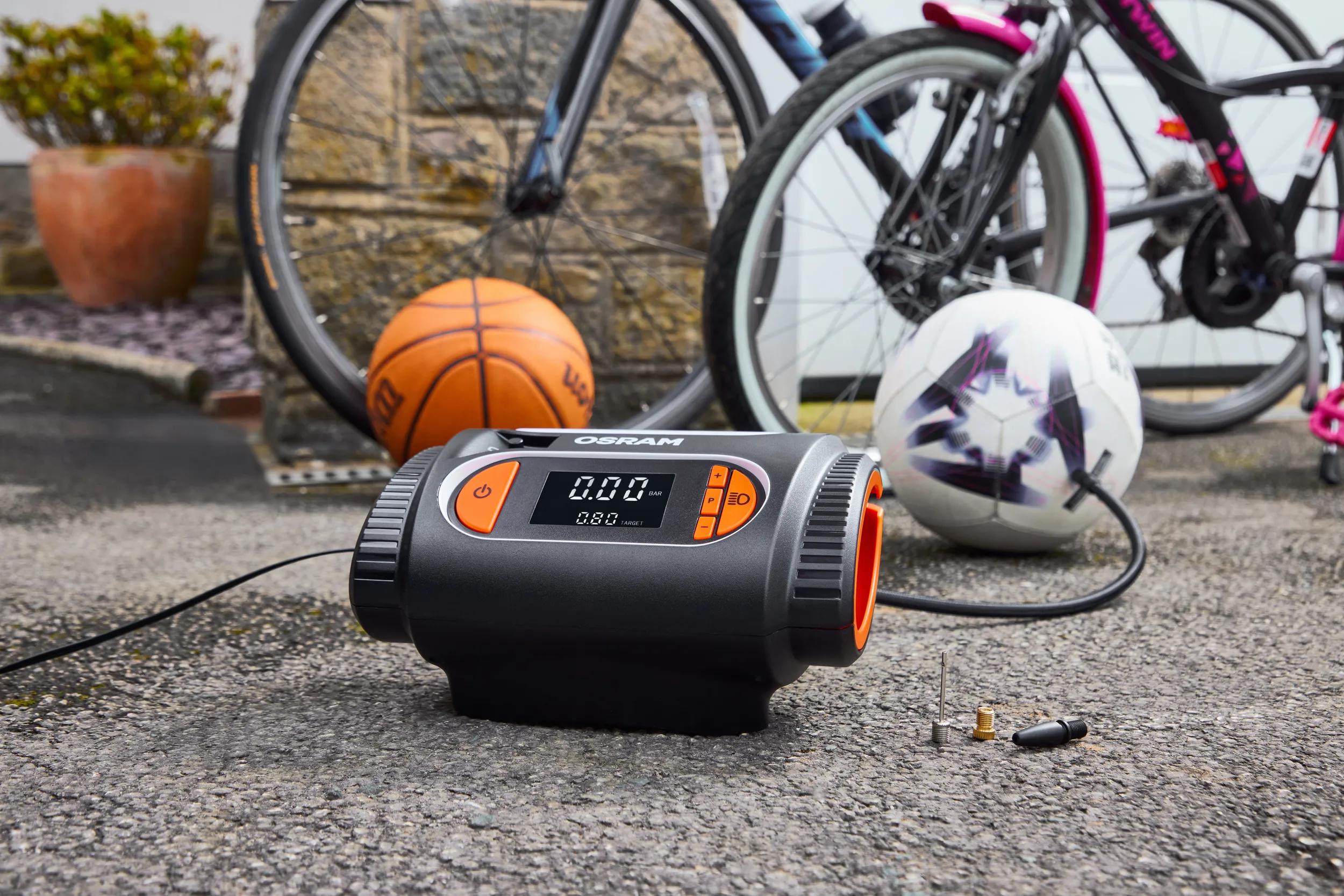 Компресор для накачування шин TYREINFLATE 2120 / 12V 15A 180W / ШИНА R13 НАКАЧУЄТЬСЯ ЗА 3.5 ХВ. OSRAM (OTI2120) osram фото 4
