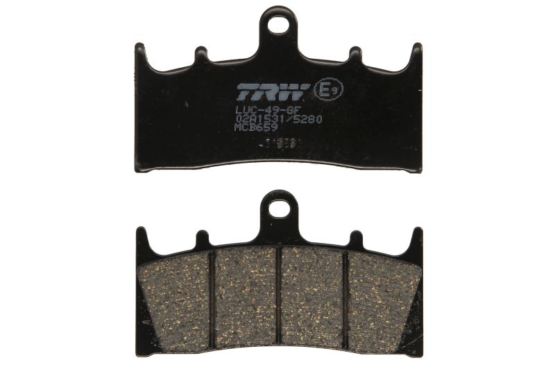 TRW MOTO sada brzdových destiček, kotoučová brzda KAWASAKI VN 1600 (MEAN STREAK), 1500 (MEAN STREAK) 02-08, ZR 1100 (ZEPHYR) 97, ZRX 1200S B, 1100C,