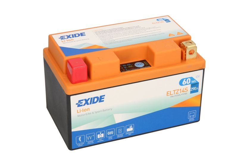 EXIDE startovací baterie BMW S 1000 RR 10-12, HONDA CB 600F (HORNET), 1000R, 600FA (HORNET ABS), 900F (HORNET) 02-12, CBF 500, 1000A (ABS), 600S, 600NA (ABS), 500A (ABS), 1000, 1000FA (ABS), 600SA (ABS), 600N 04-12, CBR 600RR, 929RR (FIREBLADE), 600F, 600