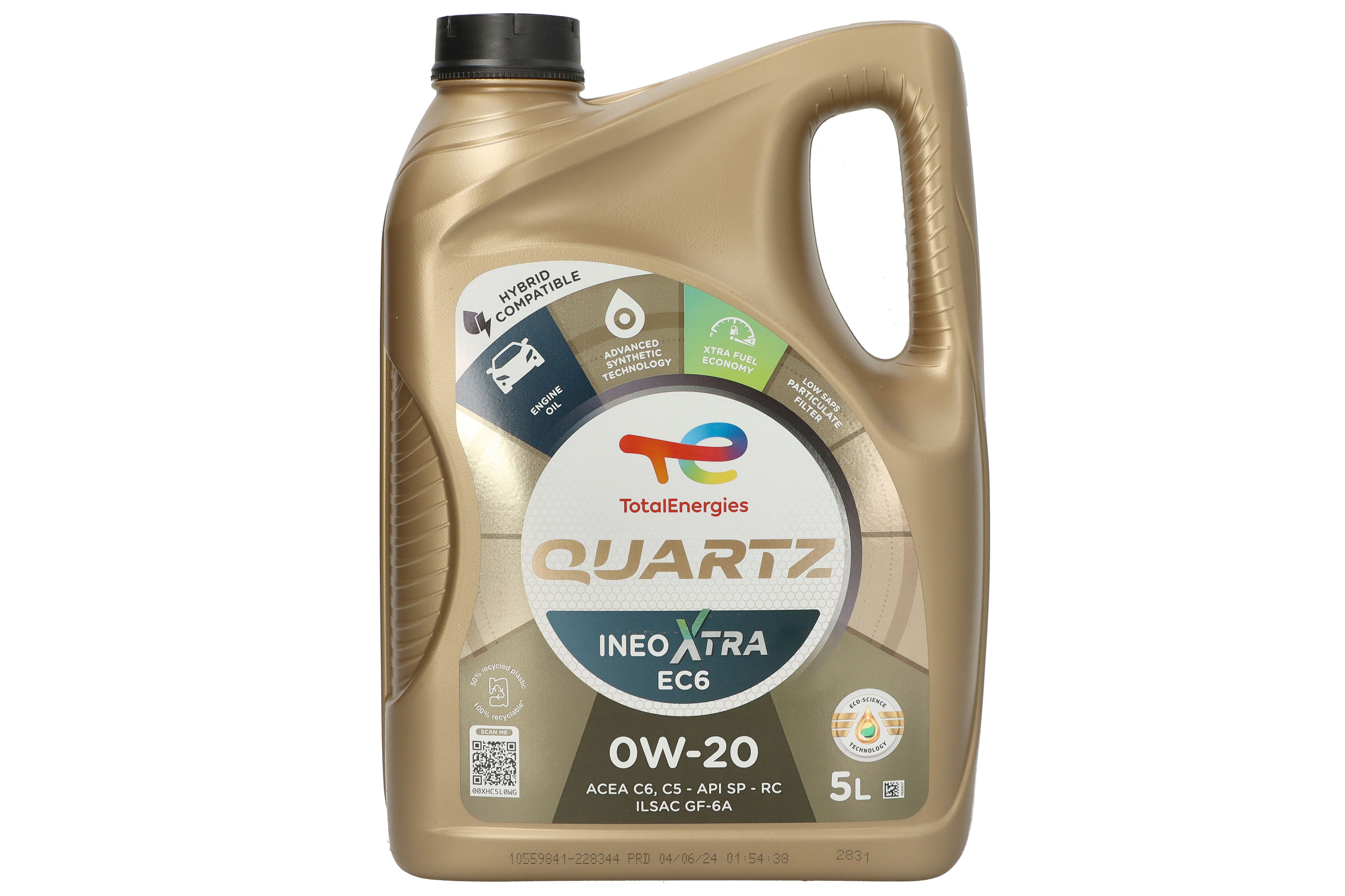 Моторна олива QUARTZ XTRA (1L) 0W20 ,API ILSAC GF-7A, SQ, ACEA C5, C6, CHRYSLER MS-12145, FIAT 9.55535 GSX, FORD M2C947 B1, FORD M2C962 A1, JAGUAR 03.5006, LAND ROVER 03.5006, MB 229.72, OPEL OV040154