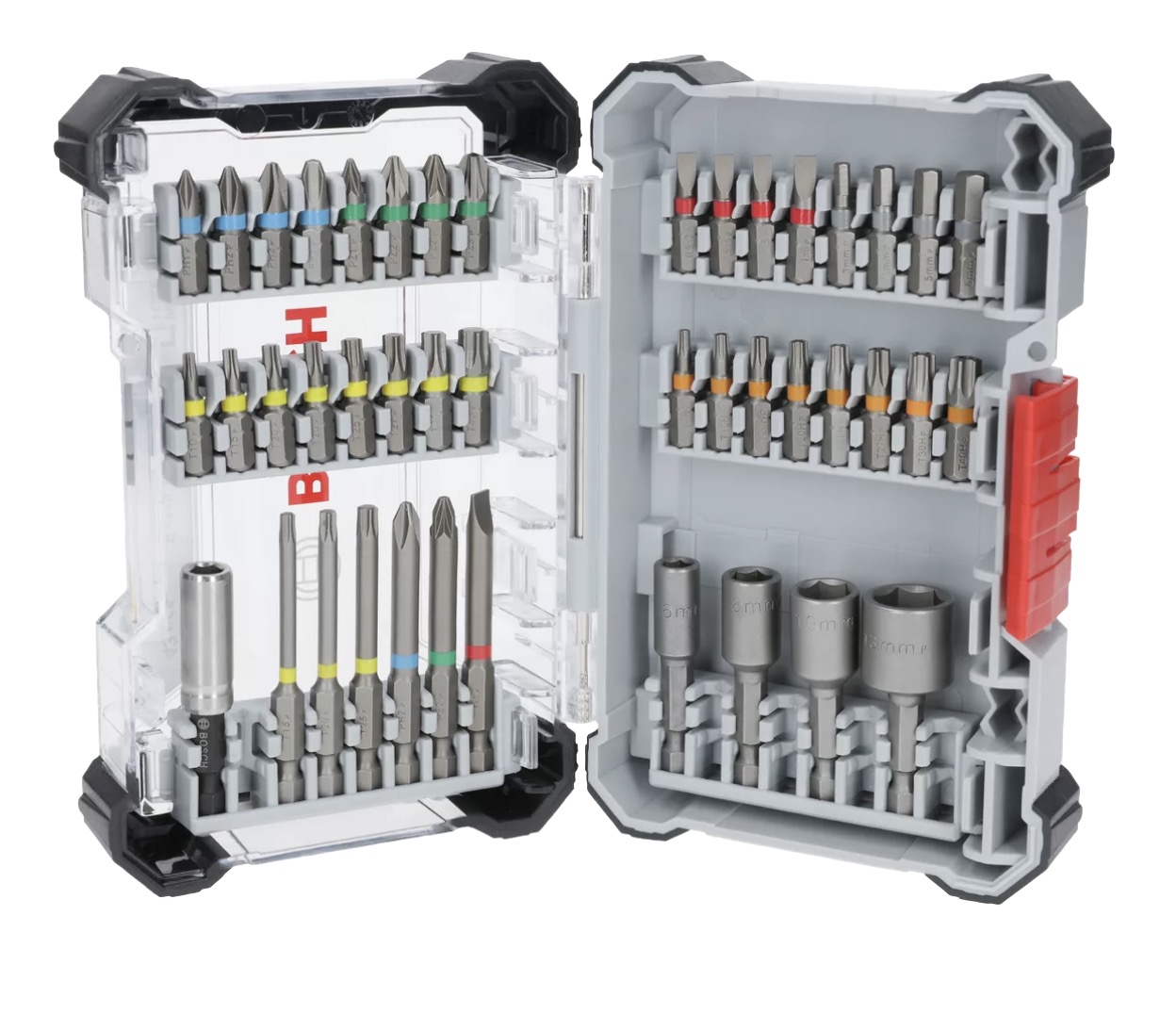 Набір біт і торцевих ключів, 43 шт.: PH1 -PH3, PZ1 - PZ3, SL3- SL BOSCH (2607017723) Bosch фото 3