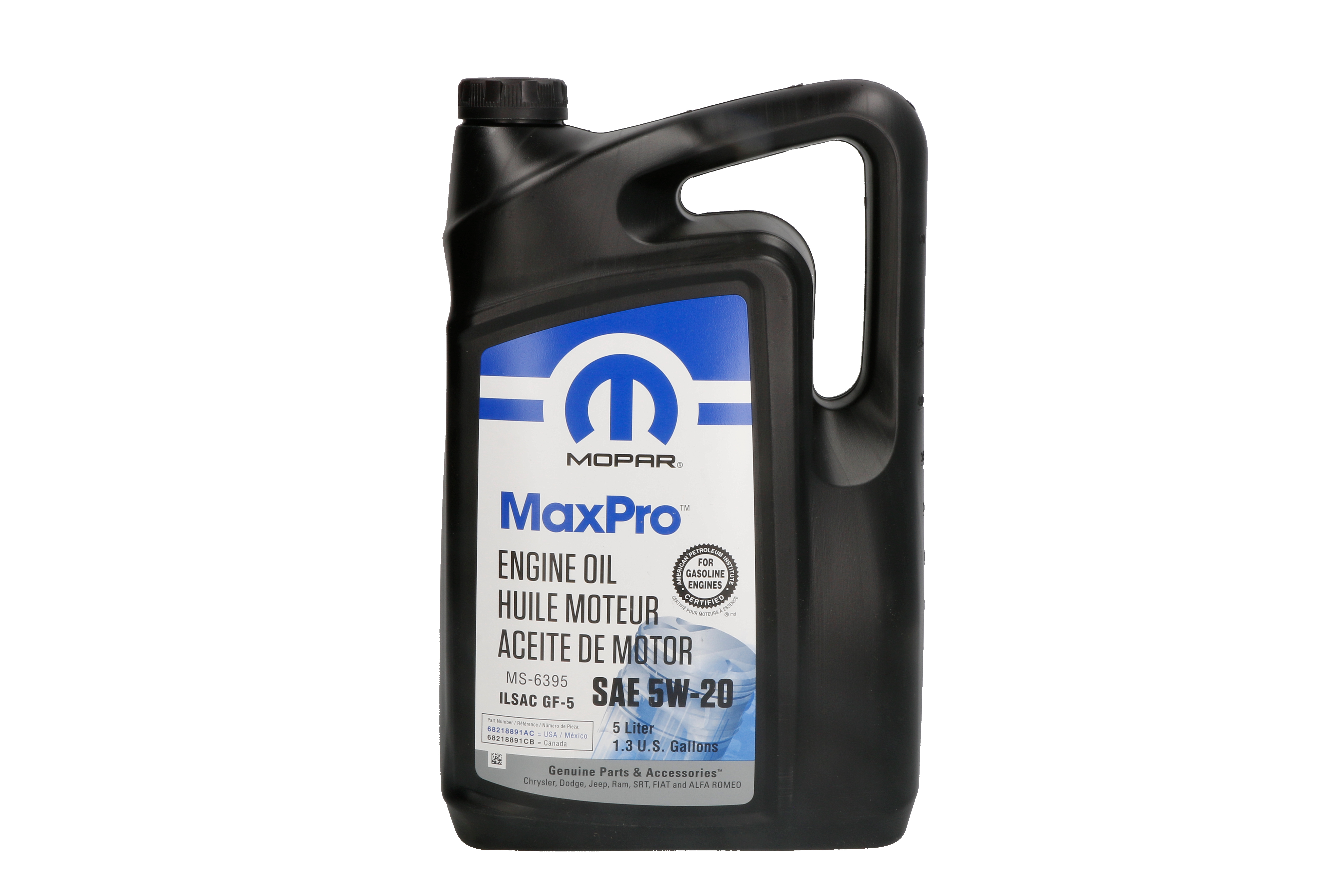 Моторна олива MaxPro (5L) 5W20 , CHRYSLER MS-6395