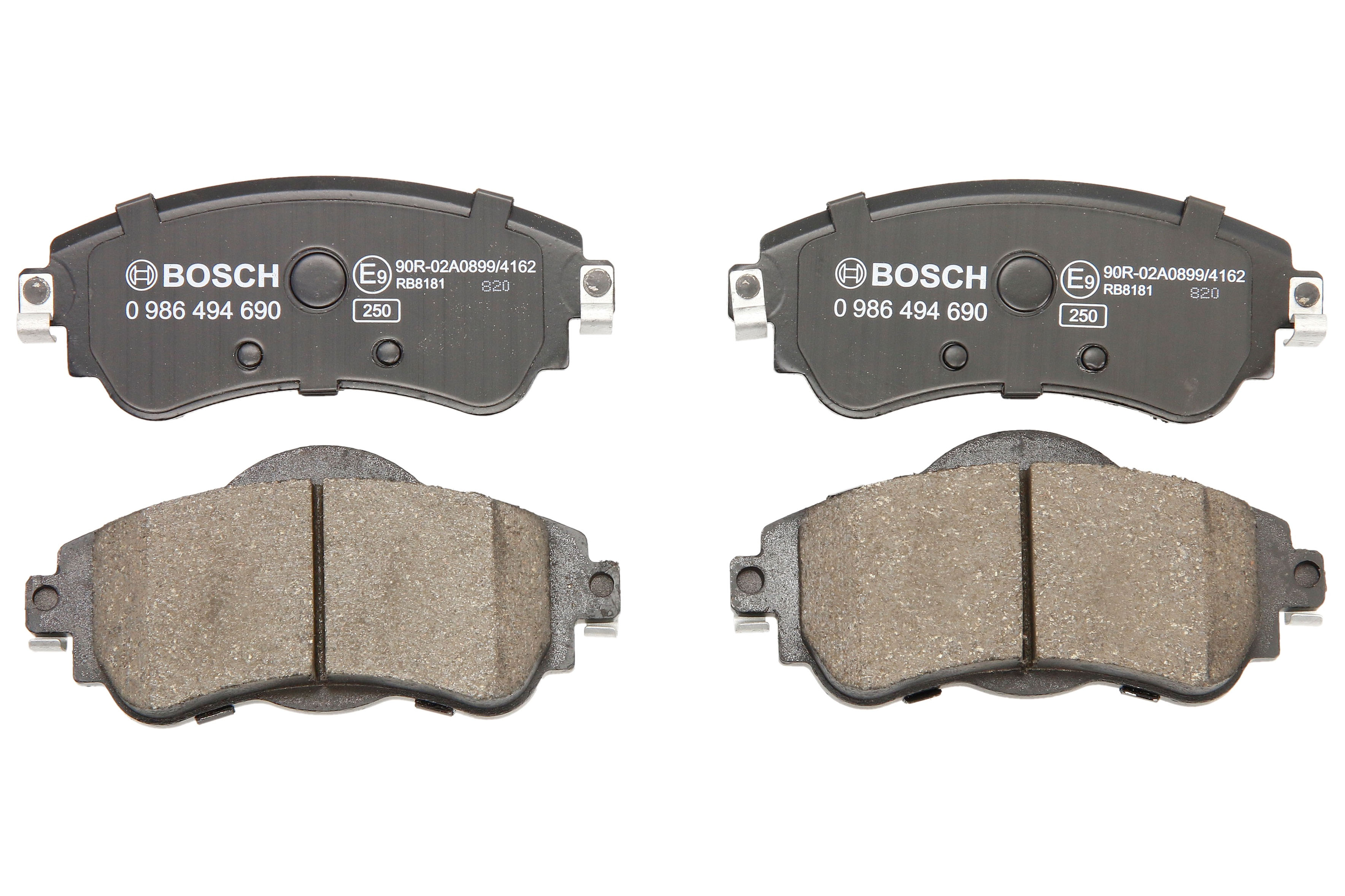 Колодки гальмівні дискові CITROEN C4 II (NC_) 1.6 2009.02- BOSCH (0 986 494 690) Bosch фото 3