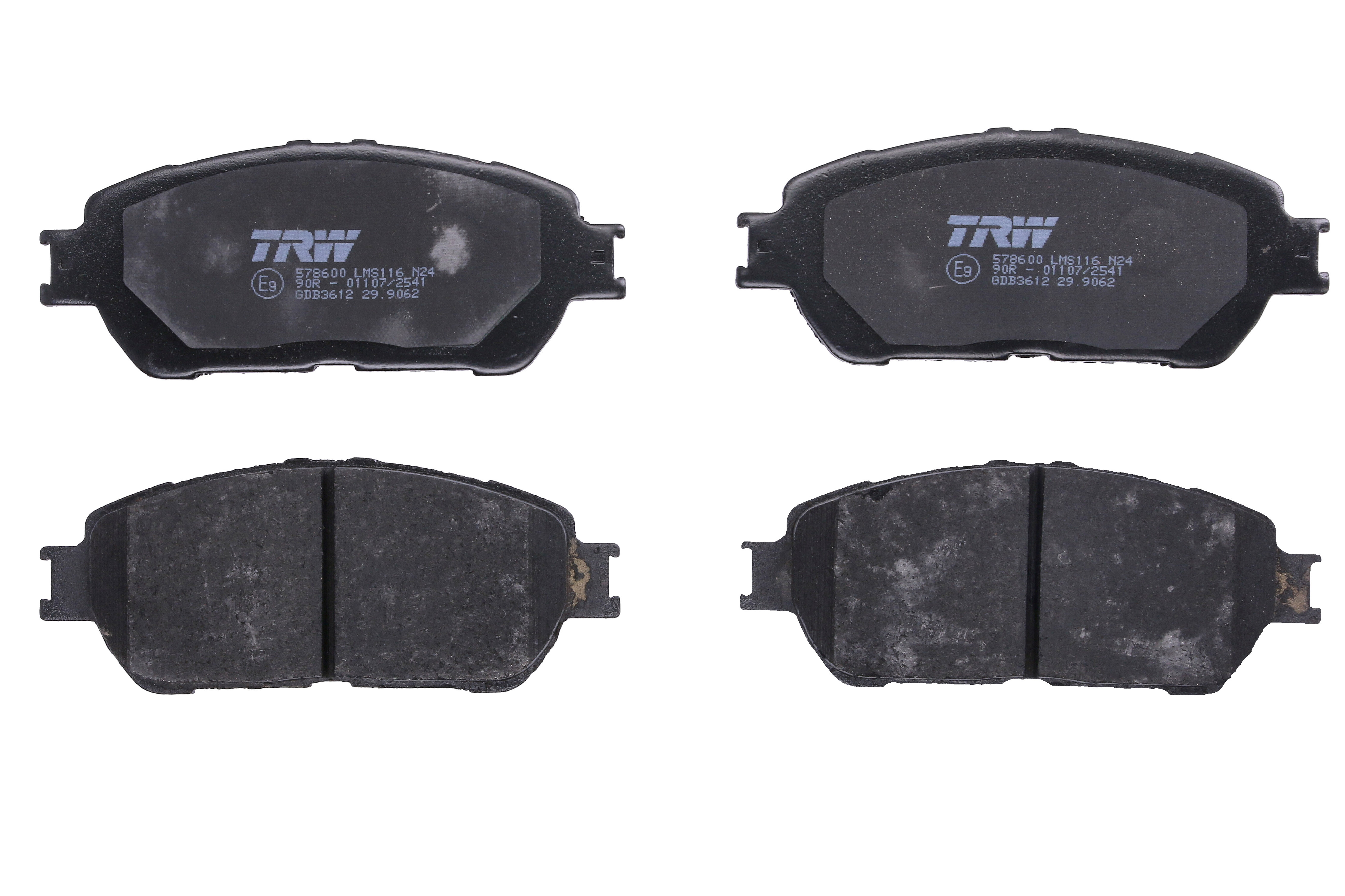 Комплект гальмівних колодок передн , LEXUS ES, TOYOTA ALPHARD I, AVALON, CALDINA, CAMRY, PREVIA II, SIENNA, SOLARA, TACOMA 2.0-4.0 02.00-
