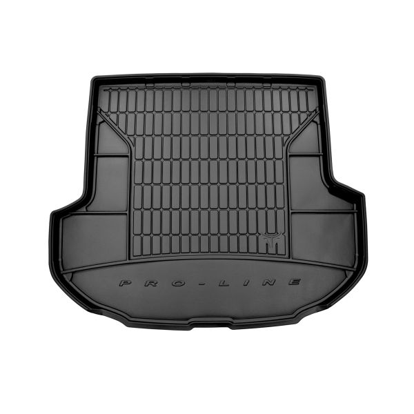 Set Covorase Auto Si Tavita Portbagaj HYUNDAI SANTA FE IV (TM, TMA) din 2018-2022, Cauciuc, Protectie Porbagaj, 4x Stickere auto cu HYUNDAI