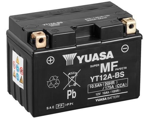 YUASA startovací baterie APRILIA TUONO 1100 V4R, 1100 V4 RR, 1100 V4R (FACTORY), 1000 V4R, 1100 V4R RR, 1000R, 1100 V4 FACTORY 00-17, DUCATI HYPERMOTARD 939 SP 16-19, HUSQVARNA SVARTPILEN 701 19, KAWASAKI ER-6F 650 ABS 12-16, EX 650 R (NINJA) 11-17, J125 