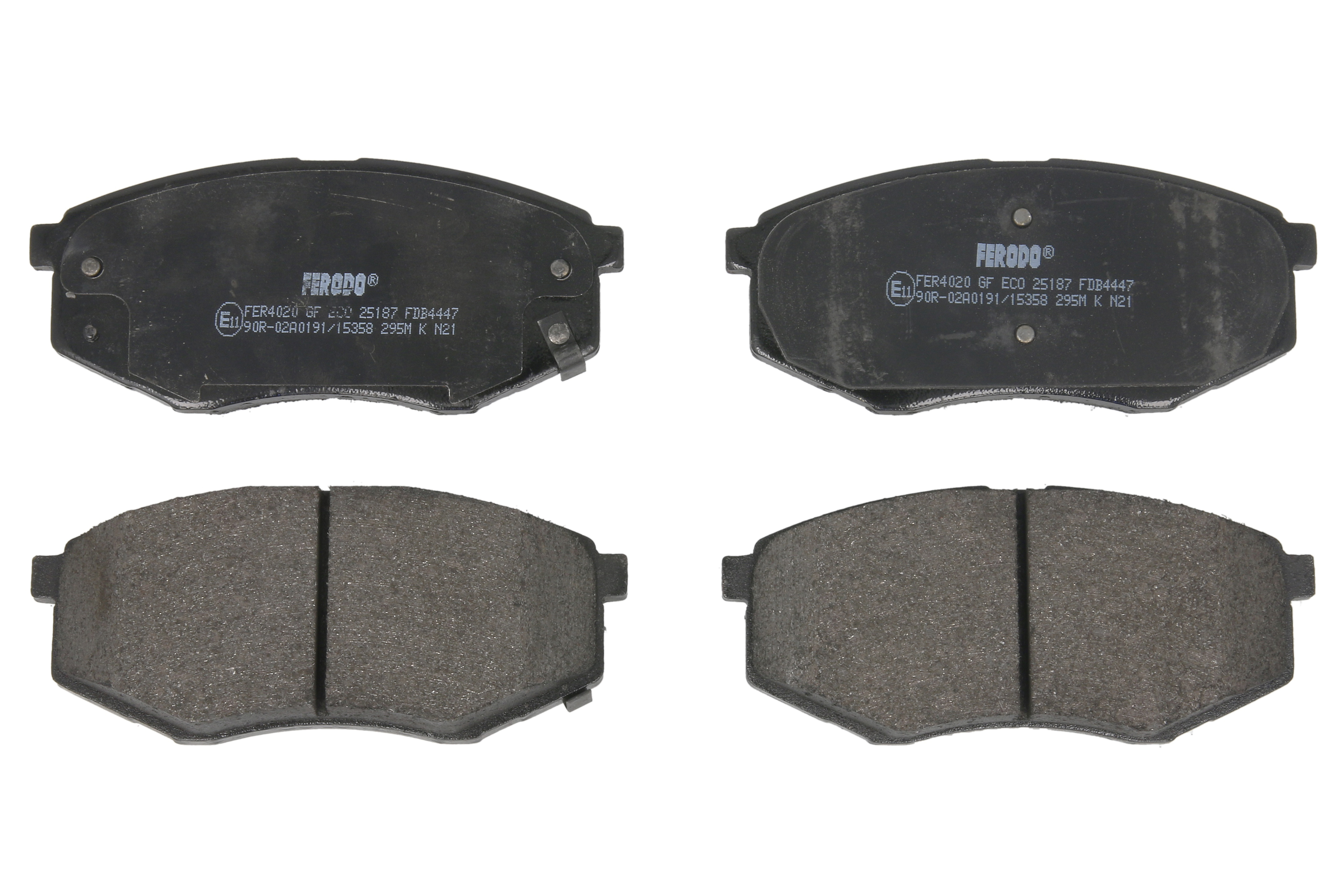 Колодки гальмівні дискові HYUNDAI SONATA VI (YF) 2.4 2009.06-2015.12 FERODO (FDB4447) Ferodo фото 3
