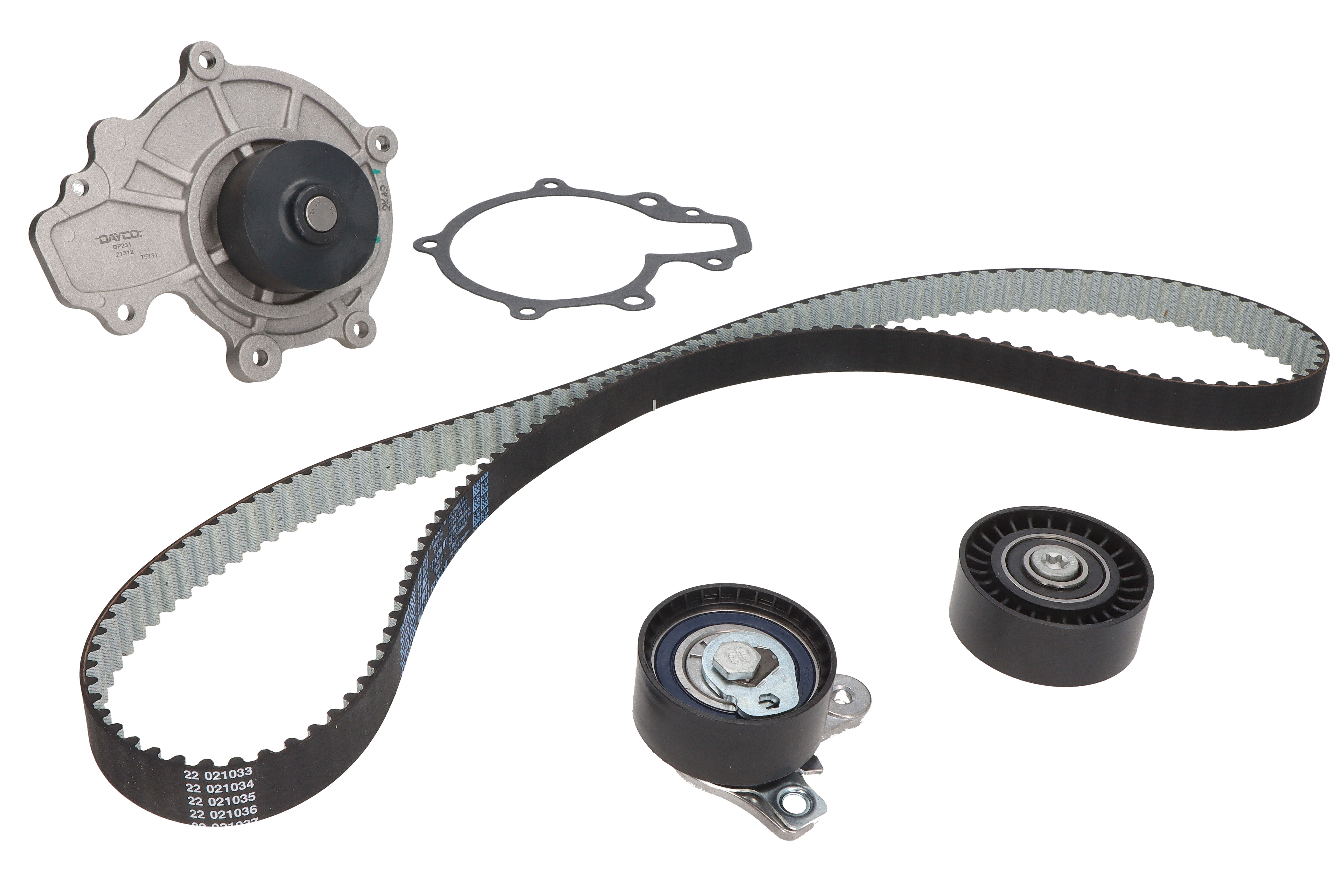 Комплект ГРМ (ремінь + ролик + водяний насос) CHEVROLET CAPTIVA, CRUZE, EPICA, LACETTI, NUBIRA, OPEL ANTARA A 2.0D 01.05-