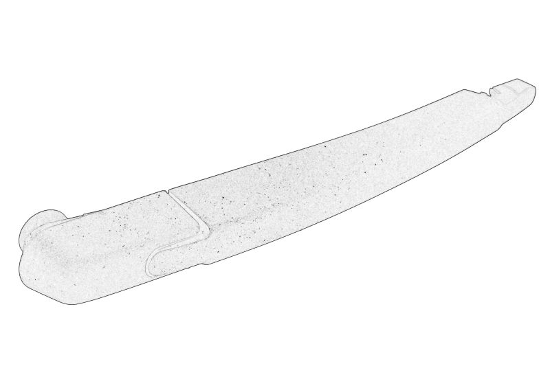 Brat ghidaj stergator parbriz spate potrivit HYUNDAI IX20; KIA VENGA LIFTBACK 02.10-07.19