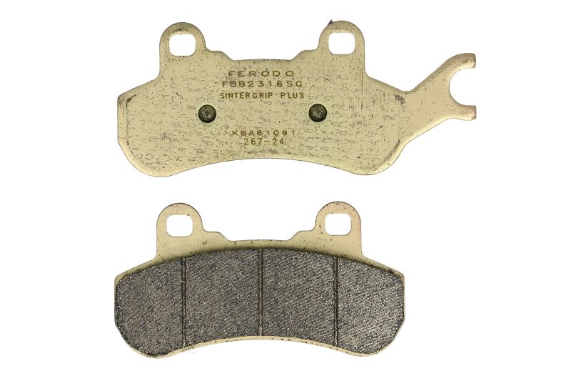 Levně FERODO sada brzdových destiček, kotoučová brzda CAN-AM DEFENDER 800 16-21 (FDB2316, 715900380, 715900387)