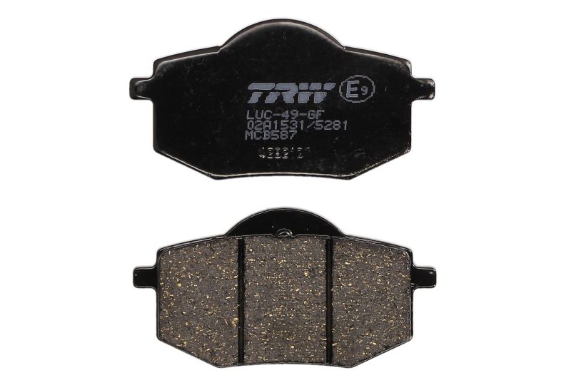 TRW MOTO sada brzdových destiček, kotoučová brzda YAMAHA XV 535 (VIRAGO), S 88-94 (B0053AQINK)