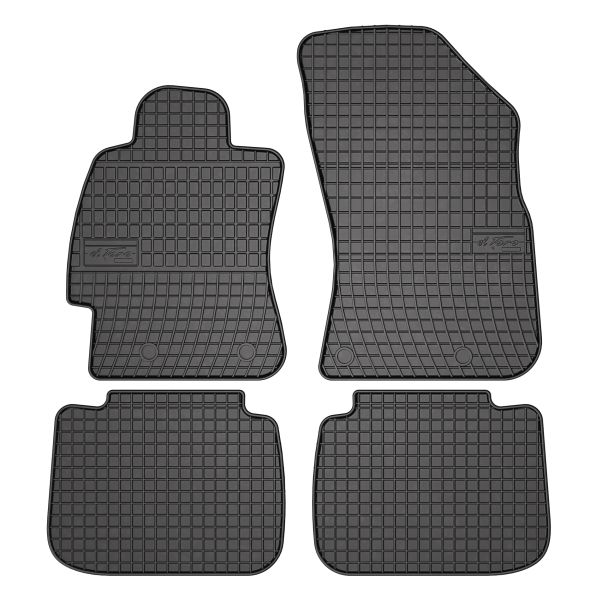 Set Covorase Auto Si Tavita Portbagaj SUBARU OUTBACK (BS) din 2014-2015, Cauciuc, Protectie Porbagaj, 4x Stickere auto cu SUBARU