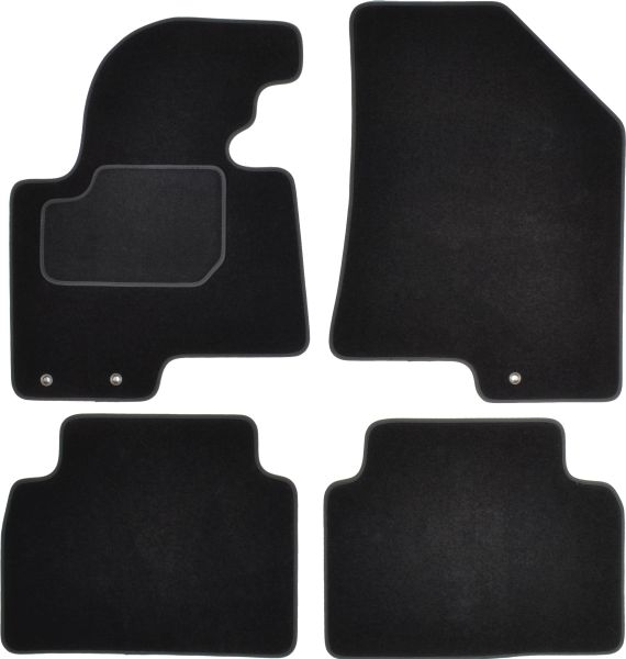 Set Covorase Auto Si Tavita Portbagaj KIA SPORTAGE III (SL) din 2010-2016, Cauciuc, Protectie Porbagaj, 4x Stickere auto cu KIA