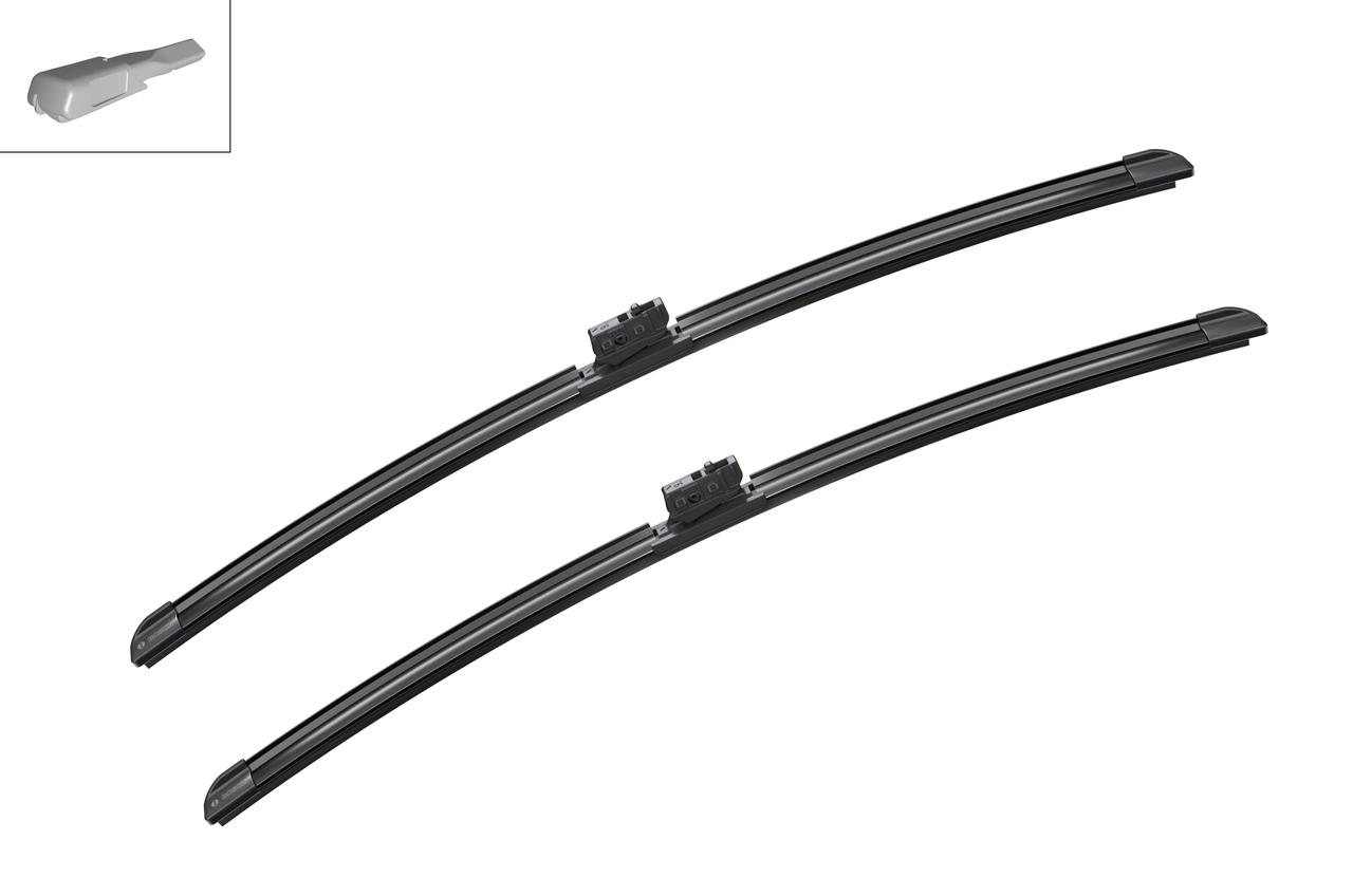 Set 3 stergatoare MERCEDES-BENZ GLC Coupe (C253) din 2016-2023, Bosch Aerotwin, din cauciuc siliconat rezistent