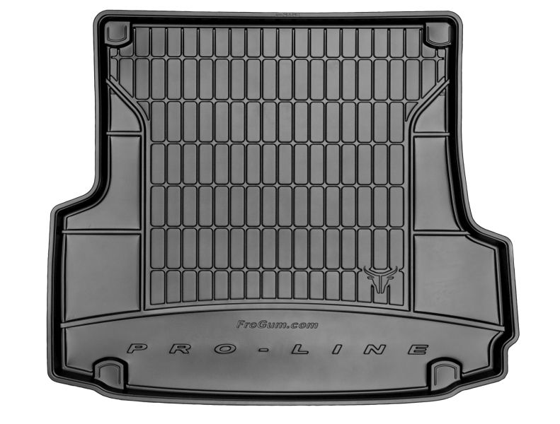 Set Covorase Auto Si Tavita Portbagaj BMW Seria 3 Gran Turismo (F34) din 2012-2018, Cauciuc, Protectie Porbagaj, 4x Stickere auto cu BMW