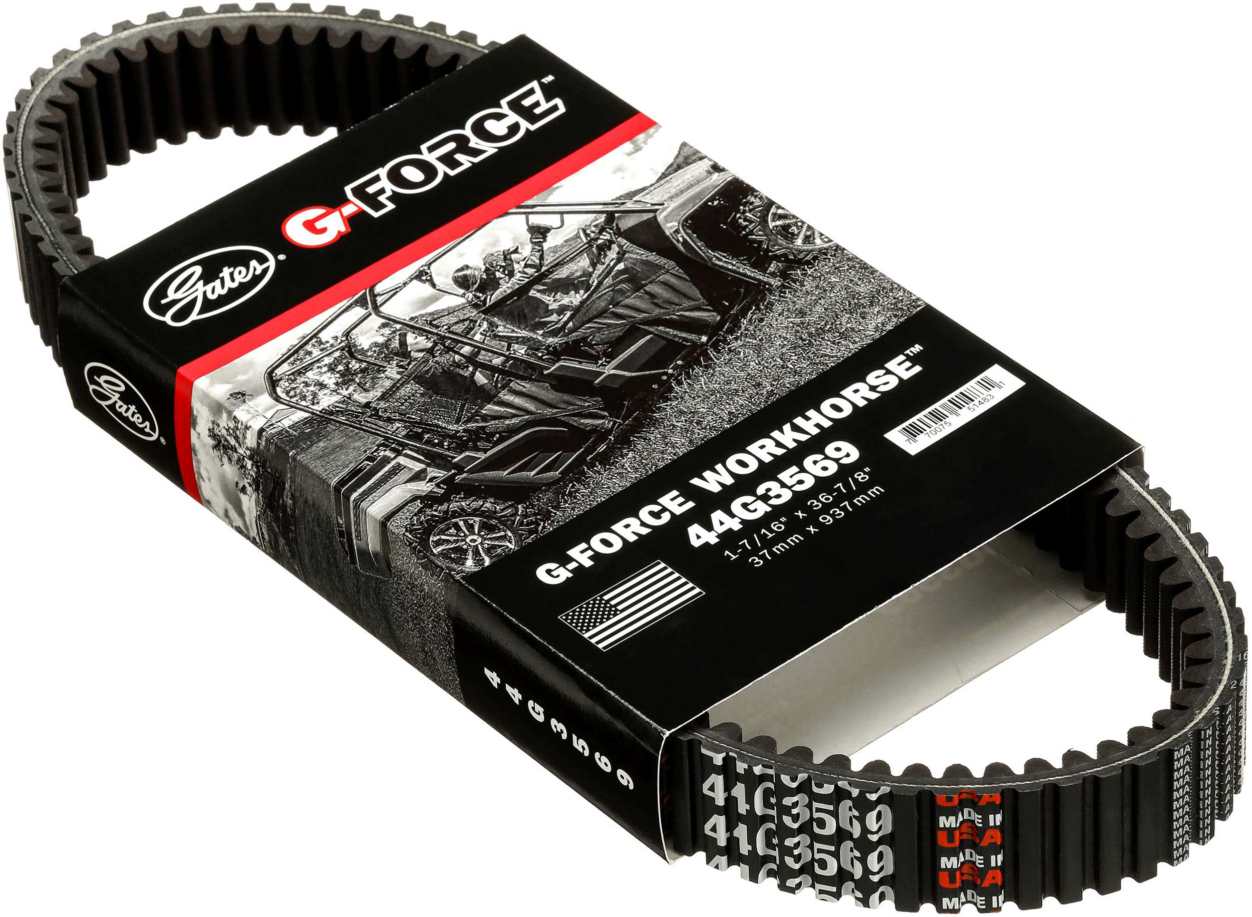 GATES hnací klínový řemen, variomatik ARCTIC CAT ARCTIC 5004 X4 (AUTOM.LE), X4 (AUTOM.TRV), X4 (AUTOM.TBX) 04-08 (44G3569, 36GBS932, HP2001, XTX2232, 9825-01080, 9827-01080, 36GBS932, 27601-09F51, 27601-09F60)