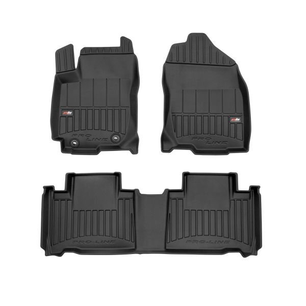 Set Covorase Auto Si Tavita Portbagaj TOYOTA RAV 4 V (_A5_, _H5_) din 2018-2020, Cauciuc, Protectie Porbagaj, 4x Stickere auto cu TOYOTA