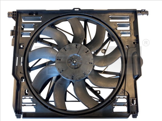 Ventilator radiator (cu carcasa) potrivit BMW 5 (F10), 5 (F11), 5 GRAN TURISMO (F07), 6 (F12), 6 (F13), 6 GRAN COUPE (F06), 7 (F01, F02, F03, F04) 3.0/3.0D/3.0H 2008-2018 [2]