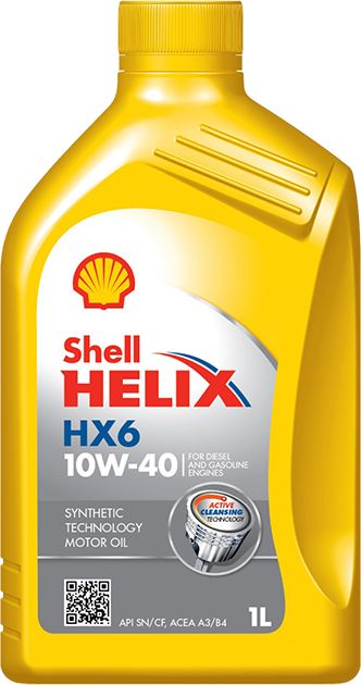 Моторна олива Helix (1L) 10W40 ,API SN, SN+, MB 229.3, RENAULT RN 0700, VW 501.01, VW 505.00