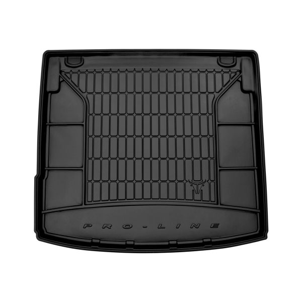 Set Covorase Auto Si Tavita Portbagaj BMW Seria X6 (F16, F86) din 2014-2019, Cauciuc, Protectie Porbagaj, 4x Stickere auto cu BMW