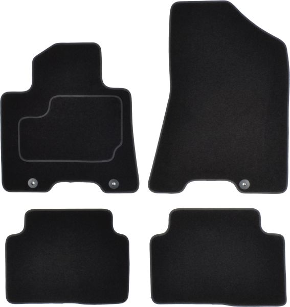 Set Covorase Auto Si Tavita Portbagaj HYUNDAI TUCSON (TL, TLE) din 2015-2023, Cauciuc, Protectie Porbagaj, 4x Stickere auto cu HYUNDAI