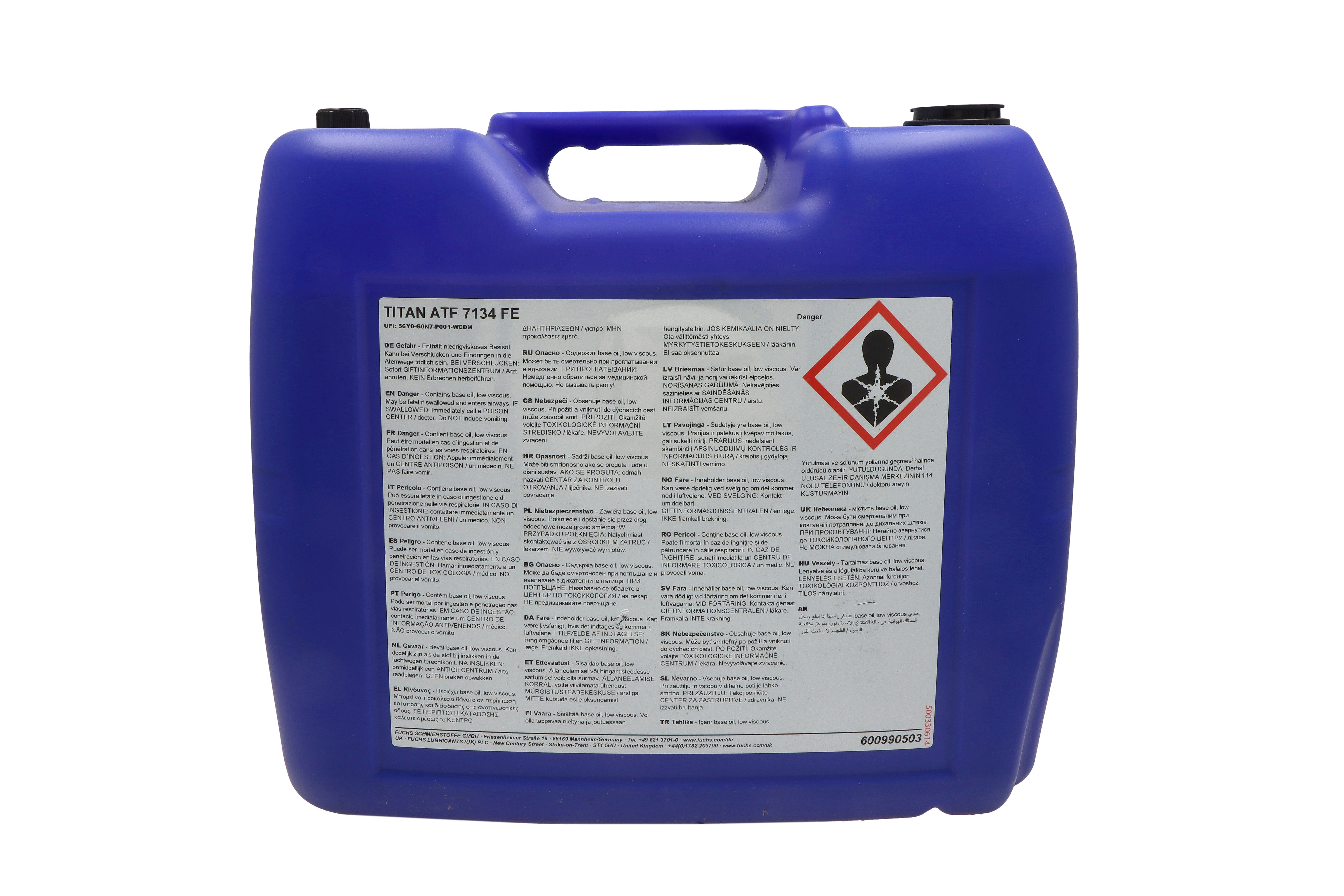 Олива для автоматичних трансмісій TITAN (20L) , MB 236.15 фото 2