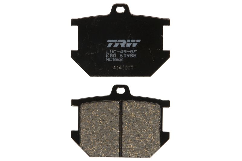 TRW MOTO sada brzdových destiček, kotoučová brzda YAMAHA SR 500 (BRAKE DISC) 84-89, XJ 650 80-82, XS 1100, 650SE (SPECIAL), 750SE (U.S. CUST.), 850, 750, 250, 650, 1100S, 360 76-83, XV 1000 (TR.1) 81-84 (B0053AQ8VM, 2P232SS, FDB177P, MCB68LF, MTFD017G1054