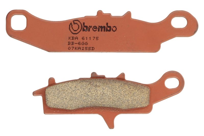 BREMBO sada brzdových destiček, kotoučová brzda KAWASAKI KFX 450R (KSF), 450R, 700 V-FORCE, 700 (KSV) 2X4, 700 (KSV) 04-14, KVF 700 (PRAIRIE), 650 (BRUTE FORCE 4WD), 650 (BRUTE FORCE), 700 (TEAM GR.ED.), 650 (PRAIRIE), 650 (BR.FORCE GR.HD), 650I (BRUTE FO
