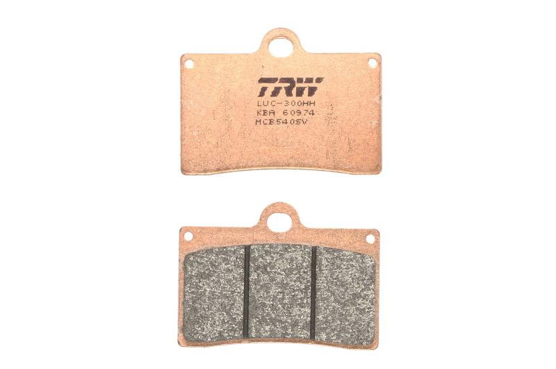 TRW MOTO sada brzdových destiček, kotoučová brzda APRILIA RS 250 95-02, BETA EURO 350 02-06, JONATHAN 125, 350 99-06, BIMOTA BB 650 (1 SUPERMONO) 97, BELLARIA 600 SPORT 91, SB 750 (7), YB 600 SR (9), CAGIVA CANYON 600 96-97, MITO 125, 125EV (EVOLUTION), 1