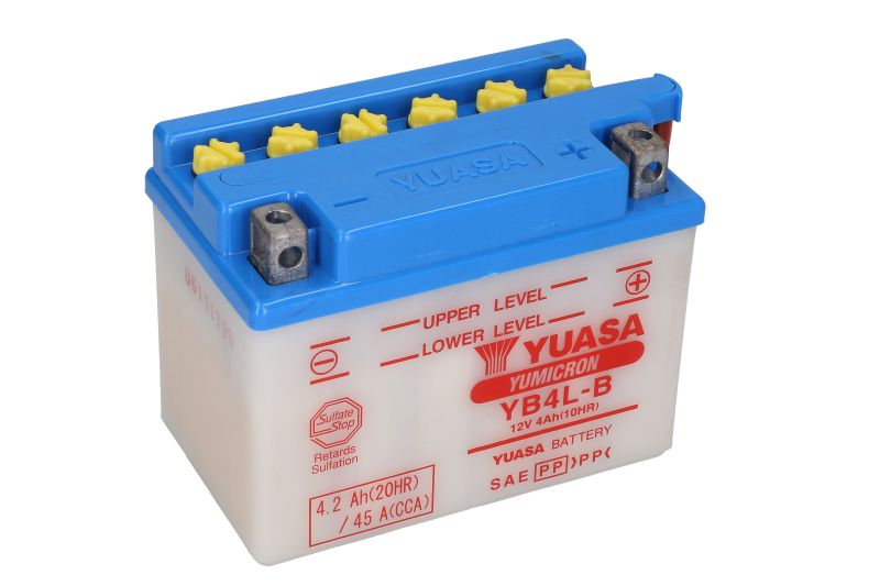 YUASA startovací baterie APRILIA AF1 50 EXTREMA, 125, 50 (SINTESI) 88-94, AMICO 50, 50LX, 50GL, 25 90-99, AREA 50 99-02, CLASSIC 50 97-98, COMPAY 50 AC CUSTOM 09, GULLIVER 50 AC, LC 96-99, HABANA 50 (CUSTOM) 99-01, MX 125, 50 03-07, MOJITO 50 (CUSTOM) 02-
